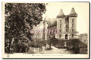 Old Postcard Pau Chateau L West View