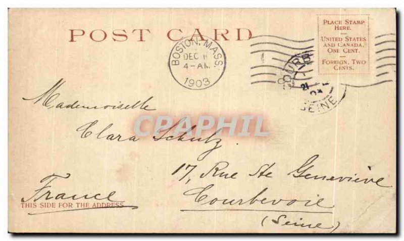Old Postcard Boston