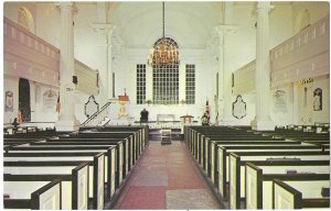 Christ Church Interior Philadelphia Founded 1695 Pennsylvania