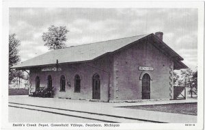 Smith's Creek Train Depot Greenfield Village Dearborn Michigan