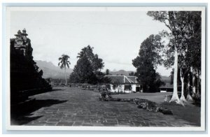 c1930's Home Residence Mountain View Siam Bangkok Thailand RPPC Photo Postcard