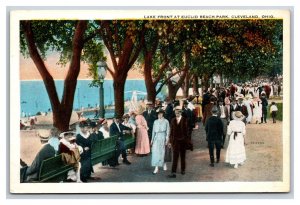 Lake Front Euclid Beach Park Cleveland Ohio OH UNP Unused WB Postcard H22