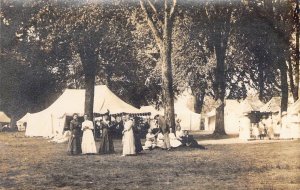 RPPC, c.'12, Chautaqua Grounds, Camp Point, IL, from Quincy IL, #2,Old Post Card