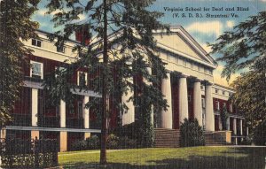 Staunton Virginia School for Deaf and Blind Vintage Postcard AA47645