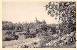 Lipnice Czech Republic Castle Birds Eye View Antique Postcard J77349