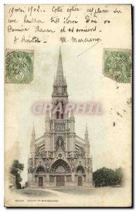 Old Postcard Rouen Church of Bonsecours