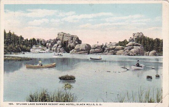 Sylvan Lake Summer Resort And Hotel Black Hills South Dakota 1920