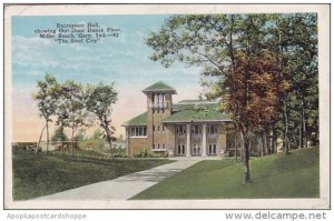 Indiana Gary Recreation Hall Showing Out Door Dance Floor Miller Beach 1927