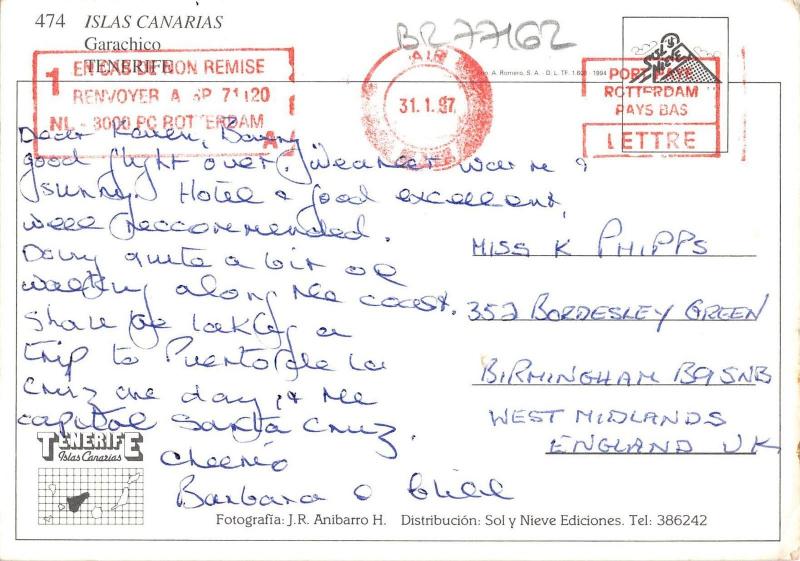 BR77162 islas canarias garachico tenerife  spain