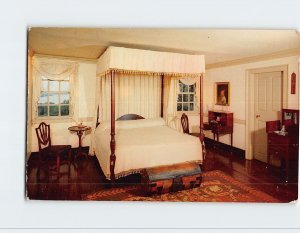 Postcard Washington's Bedroom at Mount Vernon, Virginia