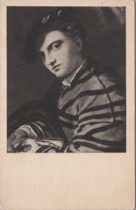 Art Postcard - Lorenzo Lotto, Portrait of a Youth , Milan Museum, Italy RS35952