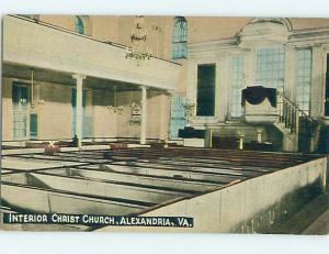Unused Divided-Back CHRIST CHURCH SCENE Alexandria Virginia VA L5144