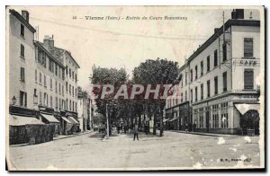 Old Postcard Vienna (Isere) of Entree Course Romestang