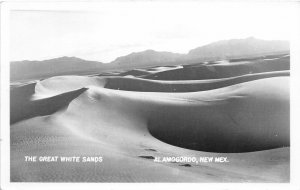 H56/ White Sands National Monument New Mexico RPPC Postcard c1950s  4