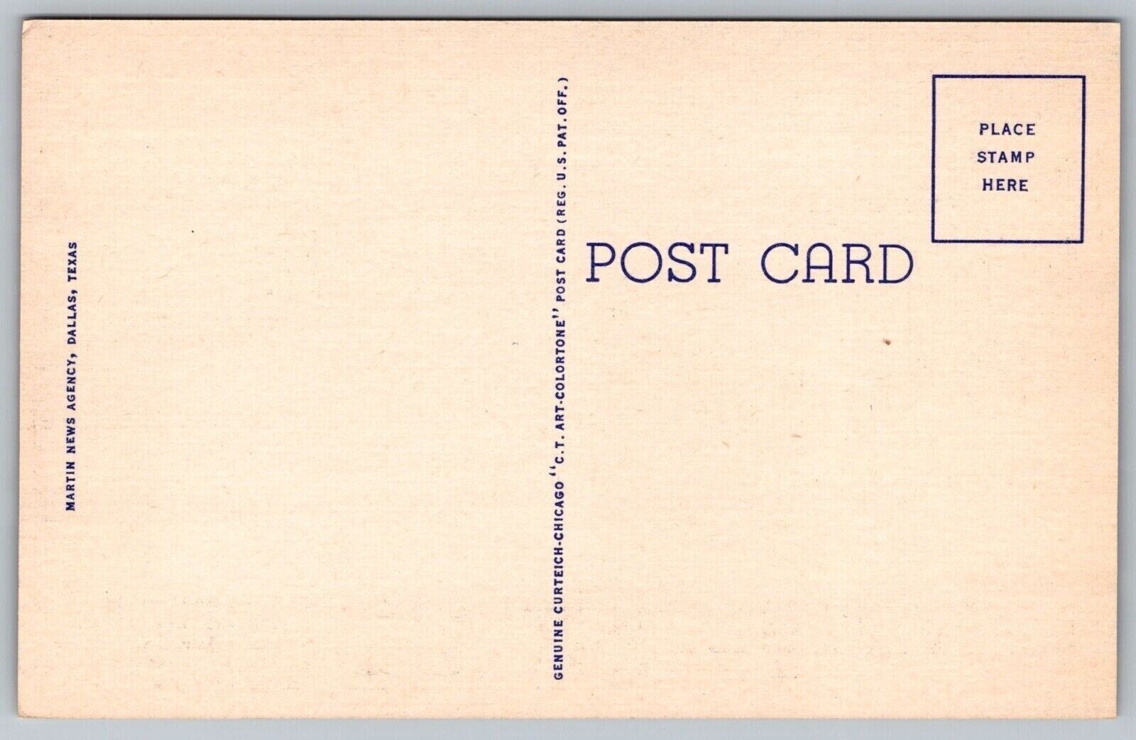 Dallas Public Library Texas Street View American Flag Linen Vintage UNP