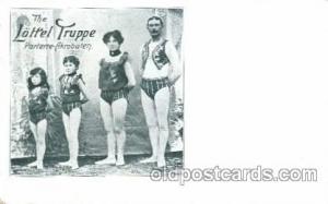 The Lottel Truppe Circus Postcard Post Card  The Lottel Truppe