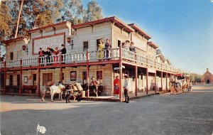 Calico Saloon  Ghost Town Buena Park, California USA View Postcard Backing 