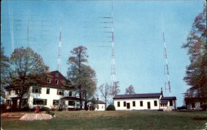 Staten Island NY New York WBBR Radio Station c1950-60s Vintage Postcard