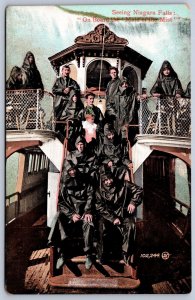 K20/ Niagara Falls New York Postcard c1910 Raincoat Maid of the Mist Ship 72