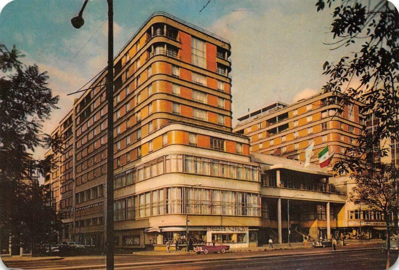 HOTEL DEL PRADO ON AVENIDA JUAREZ MEXICO POSTCARD (c. 1960s)