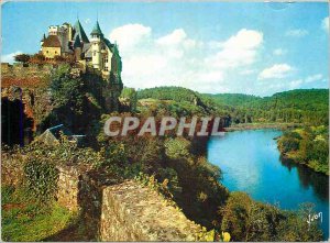 Postcard Modern Colors and Light of France Chateau de Montfort (XV) (Dordogne...