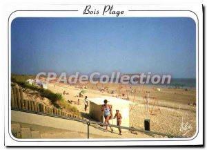 Postcard Modern Ile De Re Bois Plage Blanche