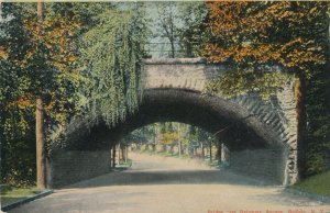 Buffalo NY, New York - Bridge over Delaware Ave - pm 1910 - DB