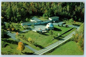 Marlboro Vermont Postcard Aerial View The Golden Eagle Motel & Restaurant c1960s