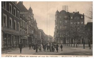 1292  Luxembourg Esch (Alzette )    Place du Marche et rue de l´Alzette - Ma...