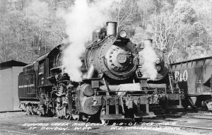 RPPC Buffalo Creek & Gauley Railroad Dundon, West Virginia Train #13 ca 1950s