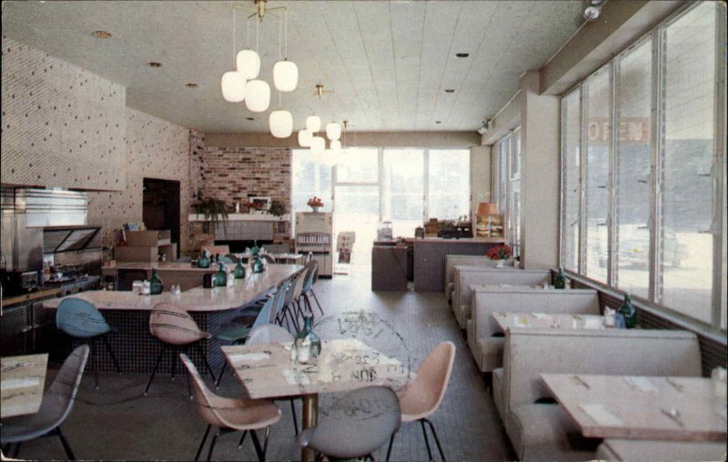 Stafford Springs Motor Lodge MS Motel Restaurant Mid-Century Modern Vintage PC
