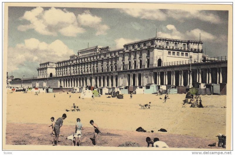 Oostende (West Flanders), Belgium, 1955 : Thermal Baths Palace