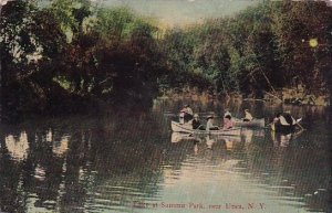 New York Utica Lake At Summit Park 1911