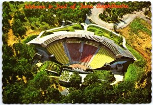 VINTAGE POSTCARD CONTINENTAL SIZE TRAIL OF TEARS AMPHITHEATRE TAHLEQUAH OKLAHOMA