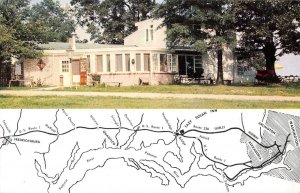 Woodbridge, VA LAZY SUSAN INN Roadside Kings House Hill Potomac Vintage Postcard