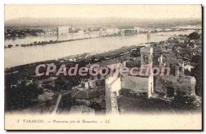 Old Postcard Panorama Taken from Beaucaire