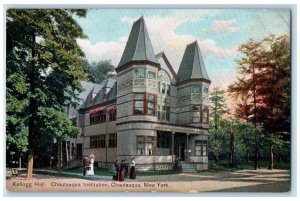 Chautauqua New York Postcard Kellogg Hall Chautauqua Institution Tuck's Son 1910