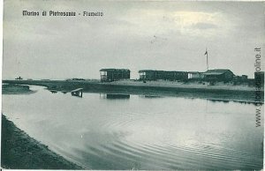 08227 CARTOLINA d'Epoca - LUCCA: PIETRASANTA - FIUMETTO