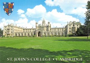 uk2078 st john's college cambridge real photo uk