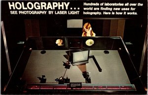 Holography Exhibit, Museum of Science and Industry Chicago Vintage Postcard X50