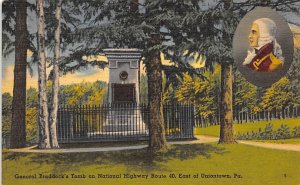 General Braddock's Tomb on National Highway Uniontown, Pennsylvania PA  