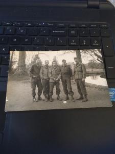 Vintage Postcard: US Military Soldiers in France