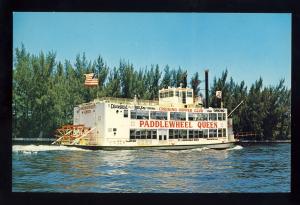 Fort Lauderdale, Florida/FL Postcard, The Paddlewheel Queen Cruise Boat