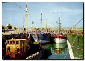 Postcard Modern Britons Ports Douarnenez Treboul South Finistere