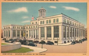 The Lincoln National Life Insurance Building Fort Wayne Indiana Vintage Postcard