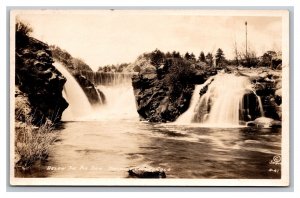 RPPC Waterfalls Below The Big Dam Thompson Canyon Colorado Sanborn Photograph