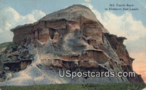 Castle Rock in Badlands, Montana