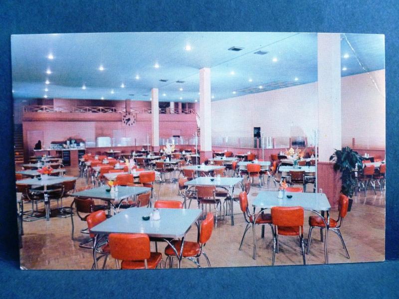 Postcard CA Santa Ana Gillette's Cafeteria