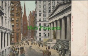 America Postcard - Wall Street, New York    RS25486