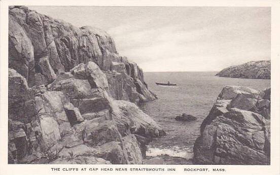 Massachusetts Rockport The Cluffs At Gap Head Near Straitsmouth Inn Albertype